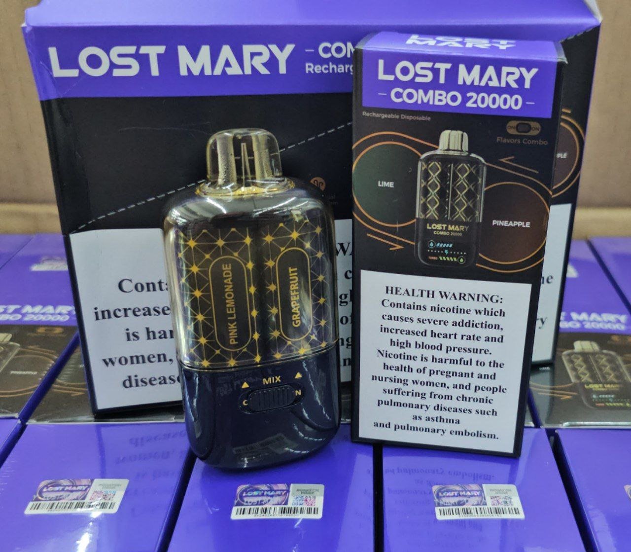 LOST MARY COMBO 20000 (2 вкуса+mix) ORIGINAL (Blackcurrant raspberry - Grape)