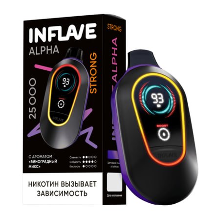 INFLAVE ALPHA STRONG 25000 original (Манго маракуйя)