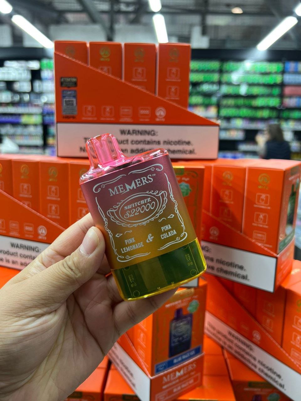 Memers Vape S 22000 Original (Mango ice - Grape ice)