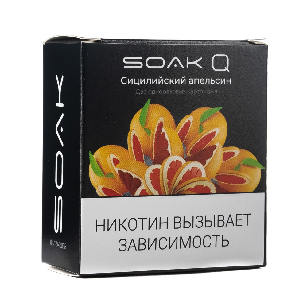 SOAK Q картриджи (2шт) 1500 Original (Лимонные леденцы)