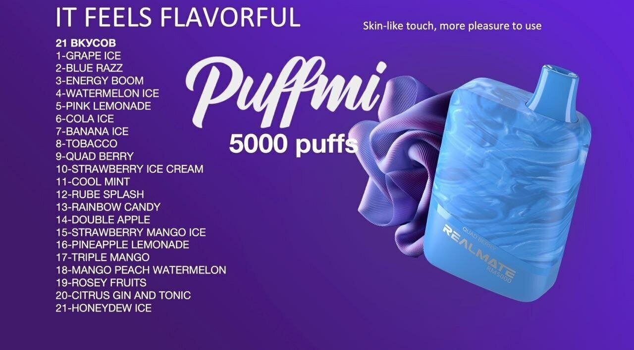 PUFFMI REALMATE 5000 ORIGINAL (Double apple)